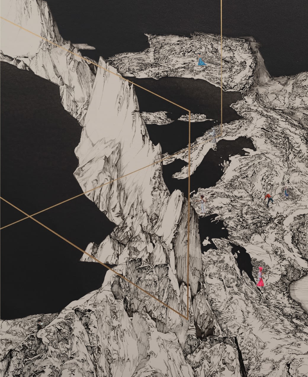Zhu Rixin, Courtyard, 2021