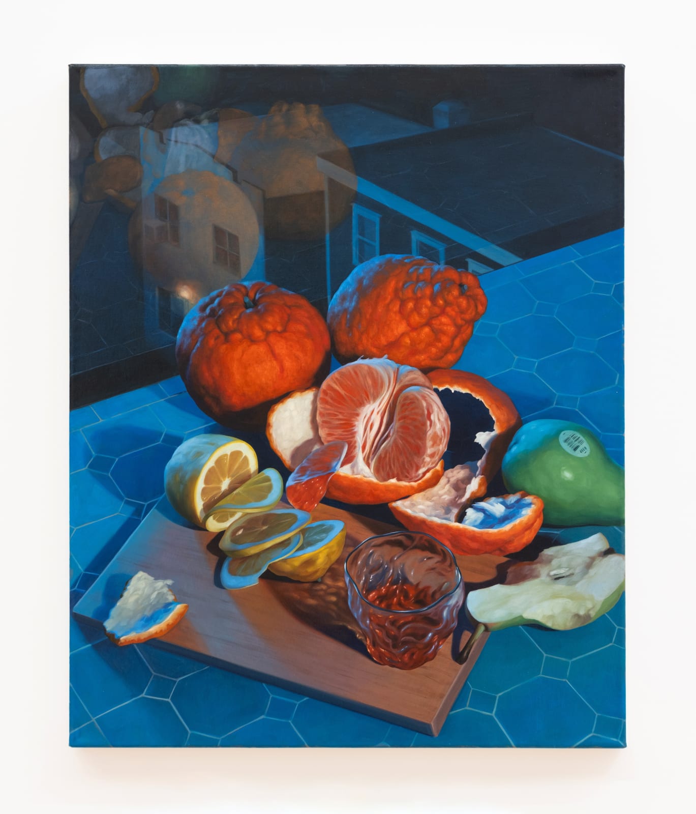 Xiao Wang, Still Life With Cityscape, 2024