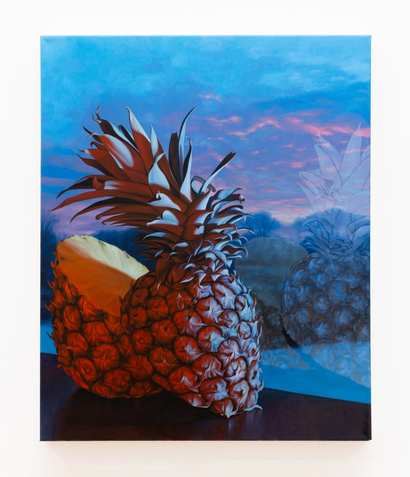 Xiao Wang, Still Life With Snowscape, 2024