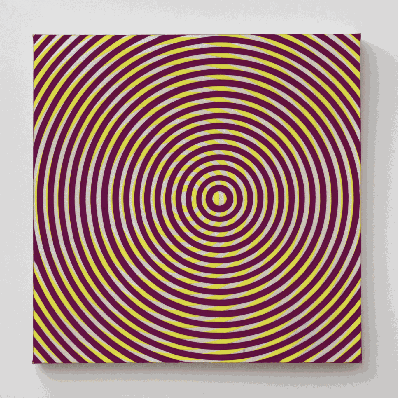 Taro Suzuki. Helio Trope, 2017. Acrylic on Canvas on Panel. 30 x 30 in.