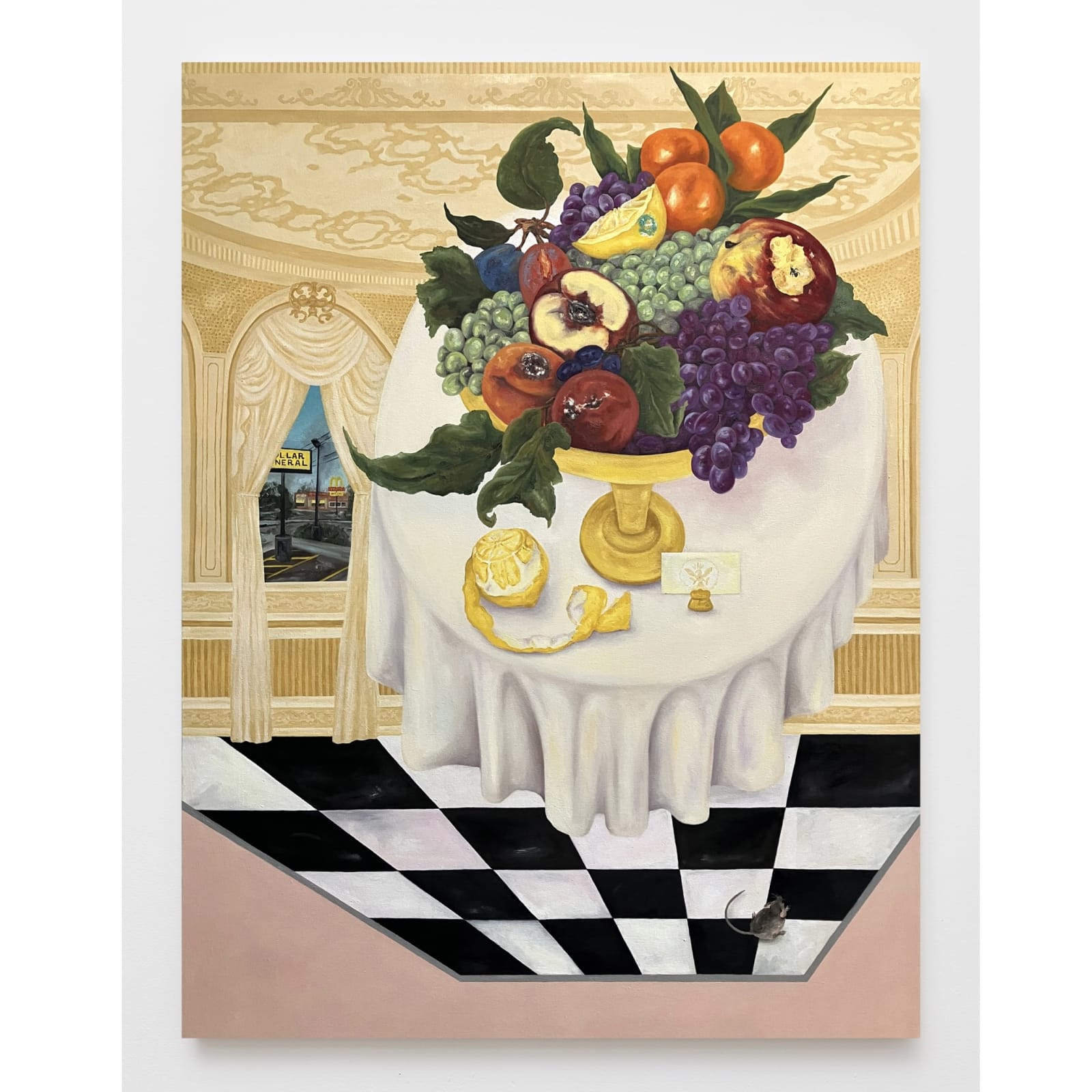 Katie Butler, "Eat or be eaten", 2025, Oil on canvas, 40 x 30 inches (101 x 76 cm)