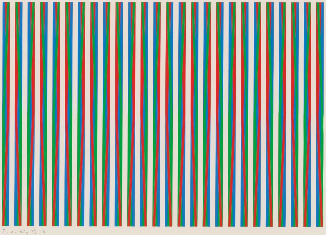 Bridget Riley, Firebird, 1971