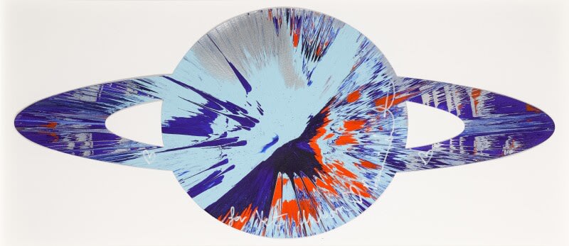 Damien Hirst, Beautiful Nightcall of the Twilight Zone Spin Painting for Yet Unborn, 2012