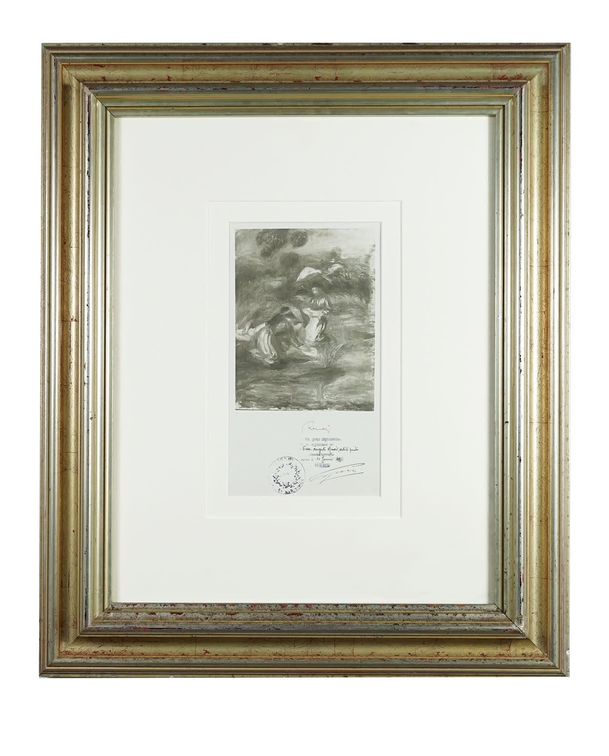 Pierre-Auguste Renoir, Original photograph, 10th January, 1911
