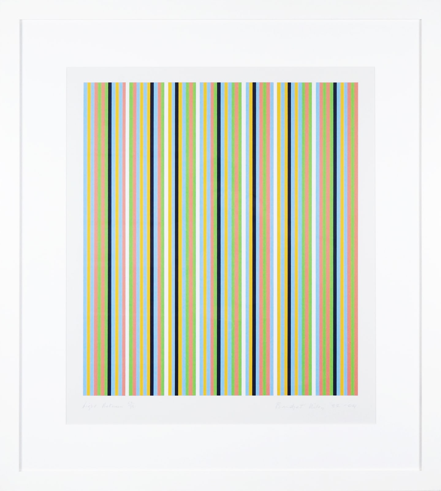 Bridget Riley, Light Between, 1982-2004