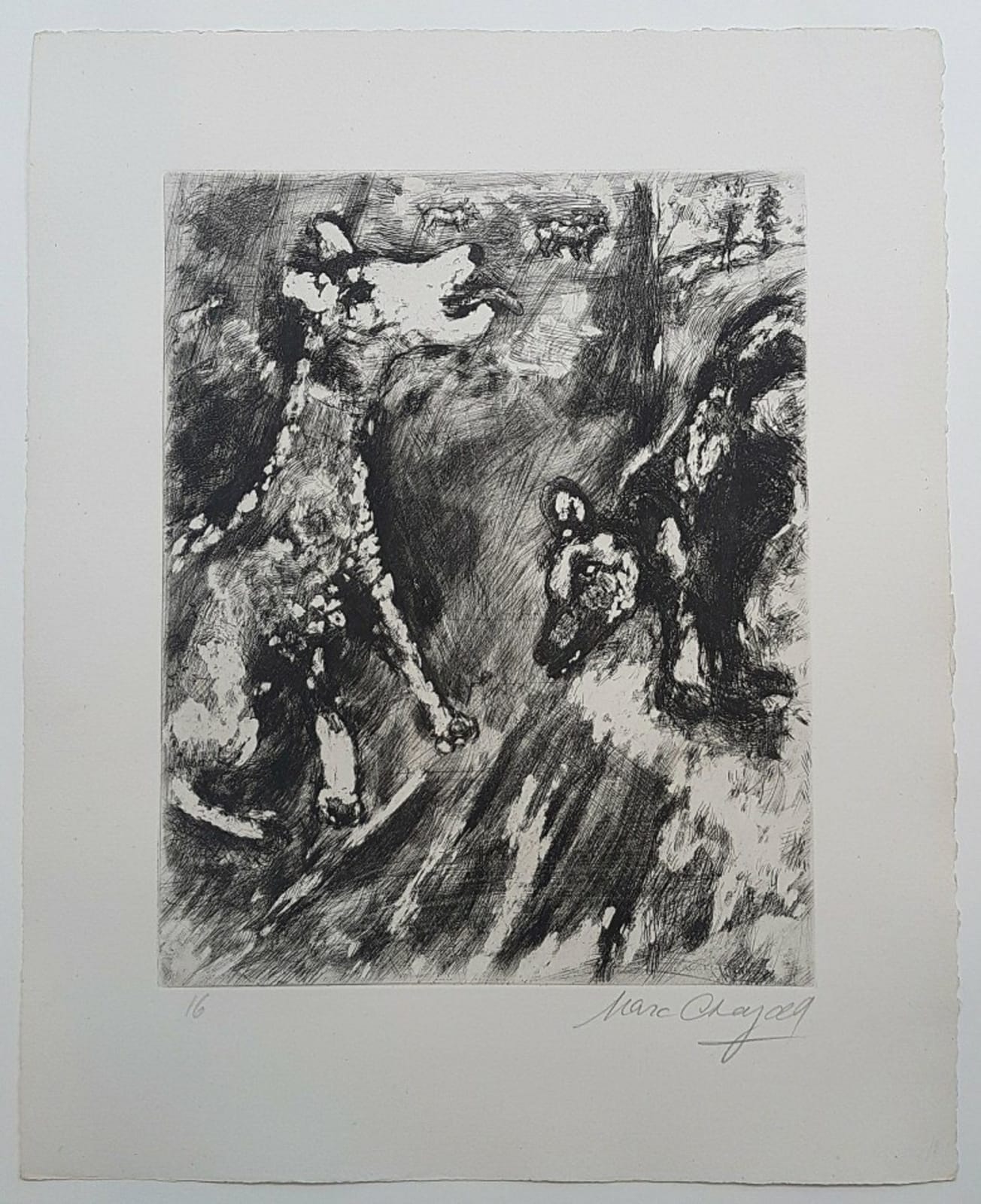 Marc Chagall, The Bitch and her Friend, 1952