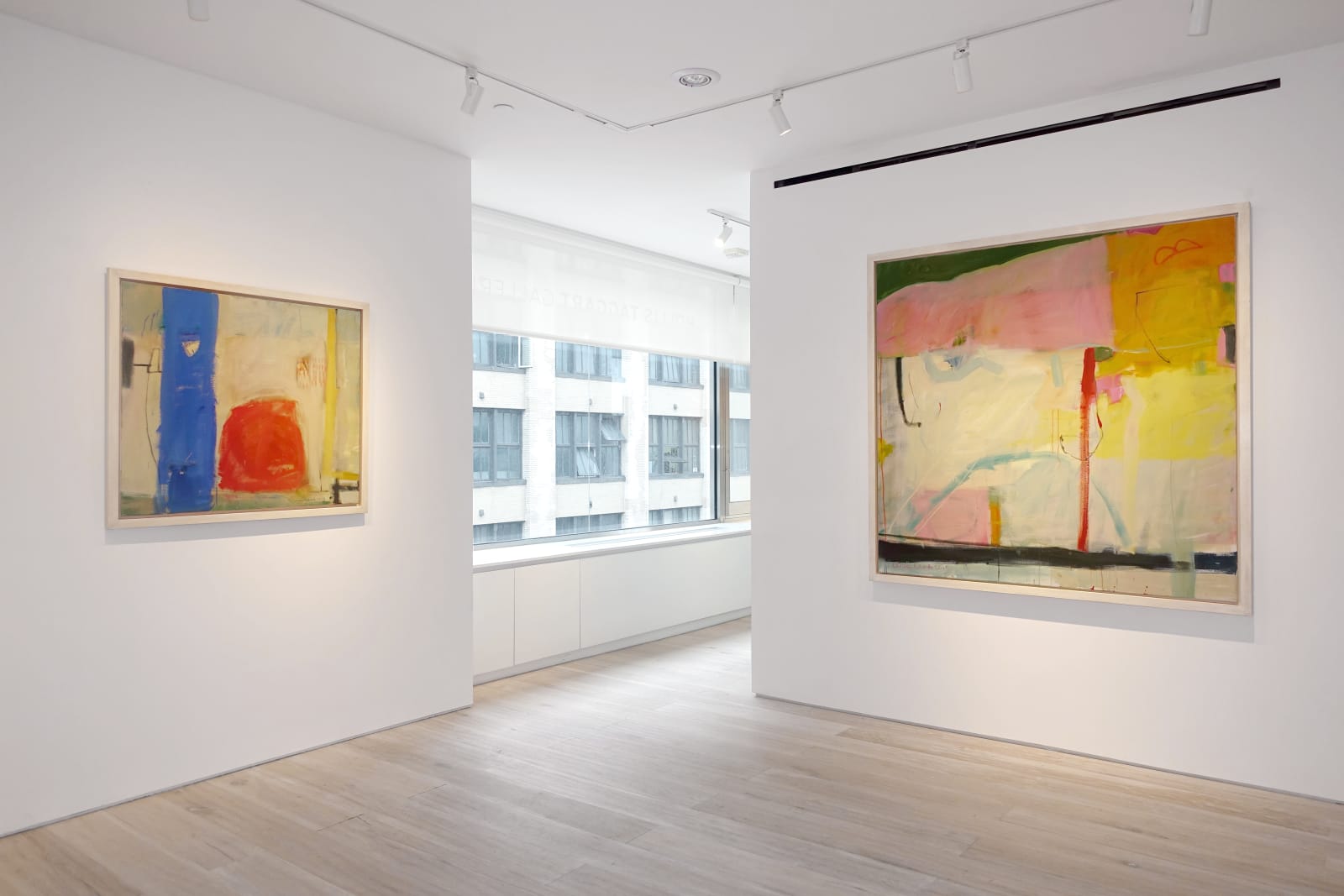 Installation view: Color Harmonies: New Paintings by Chloë Lamb