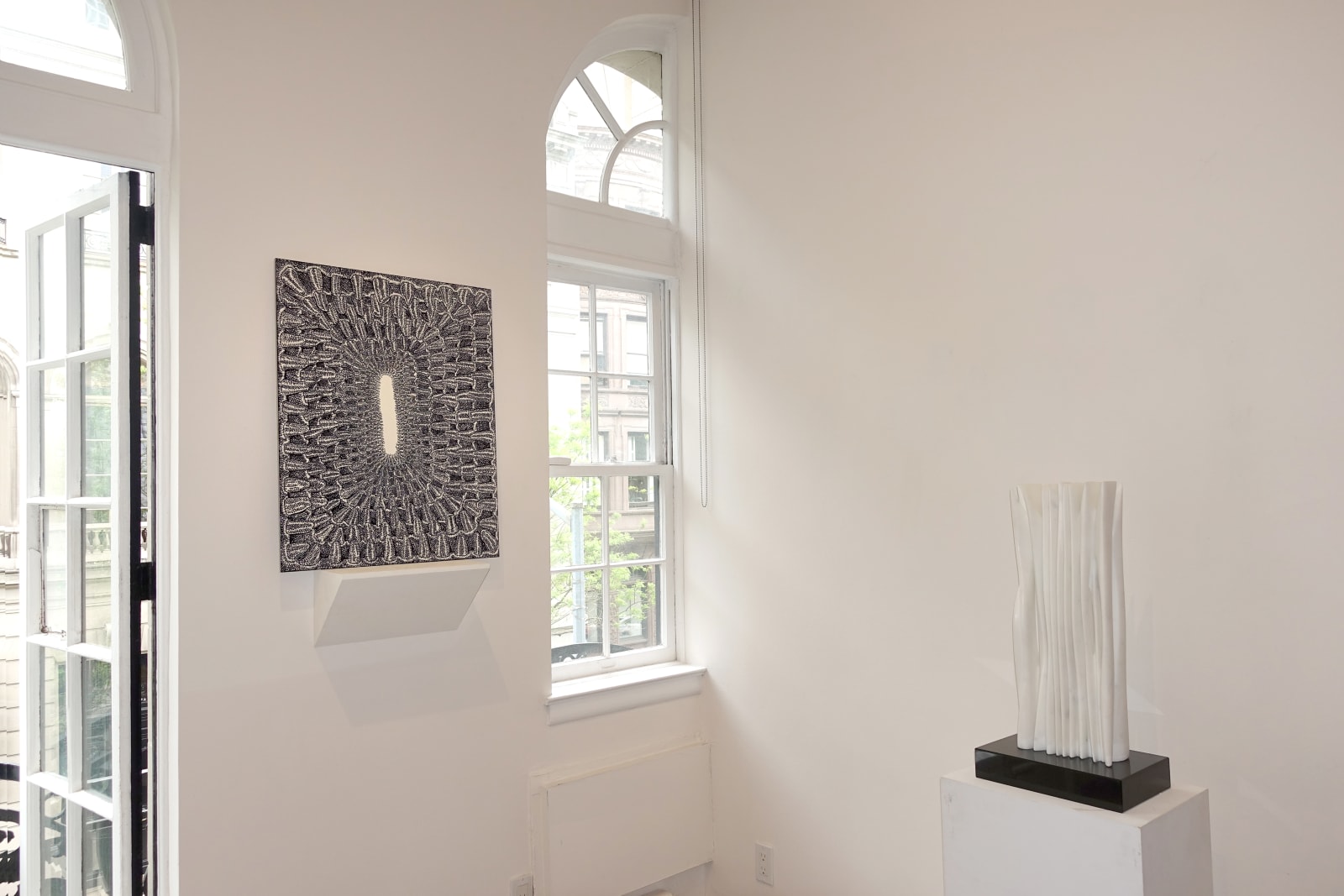 Installation view: In the Absence of Color: Artists Working in Black and White