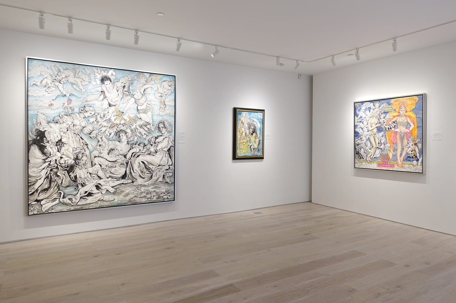 Installation view: Audrey Flack: Master Drawings from Crivelli to Pollock