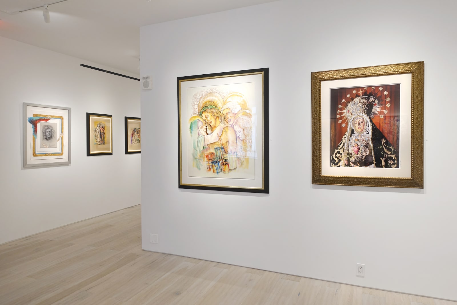 Installation view: Audrey Flack: Master Drawings from Crivelli to Pollock