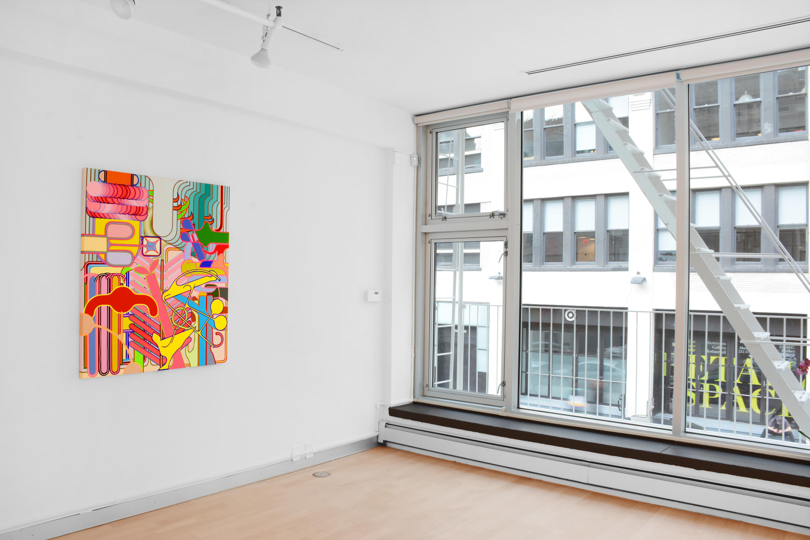 Installation view: Breaking the Frame