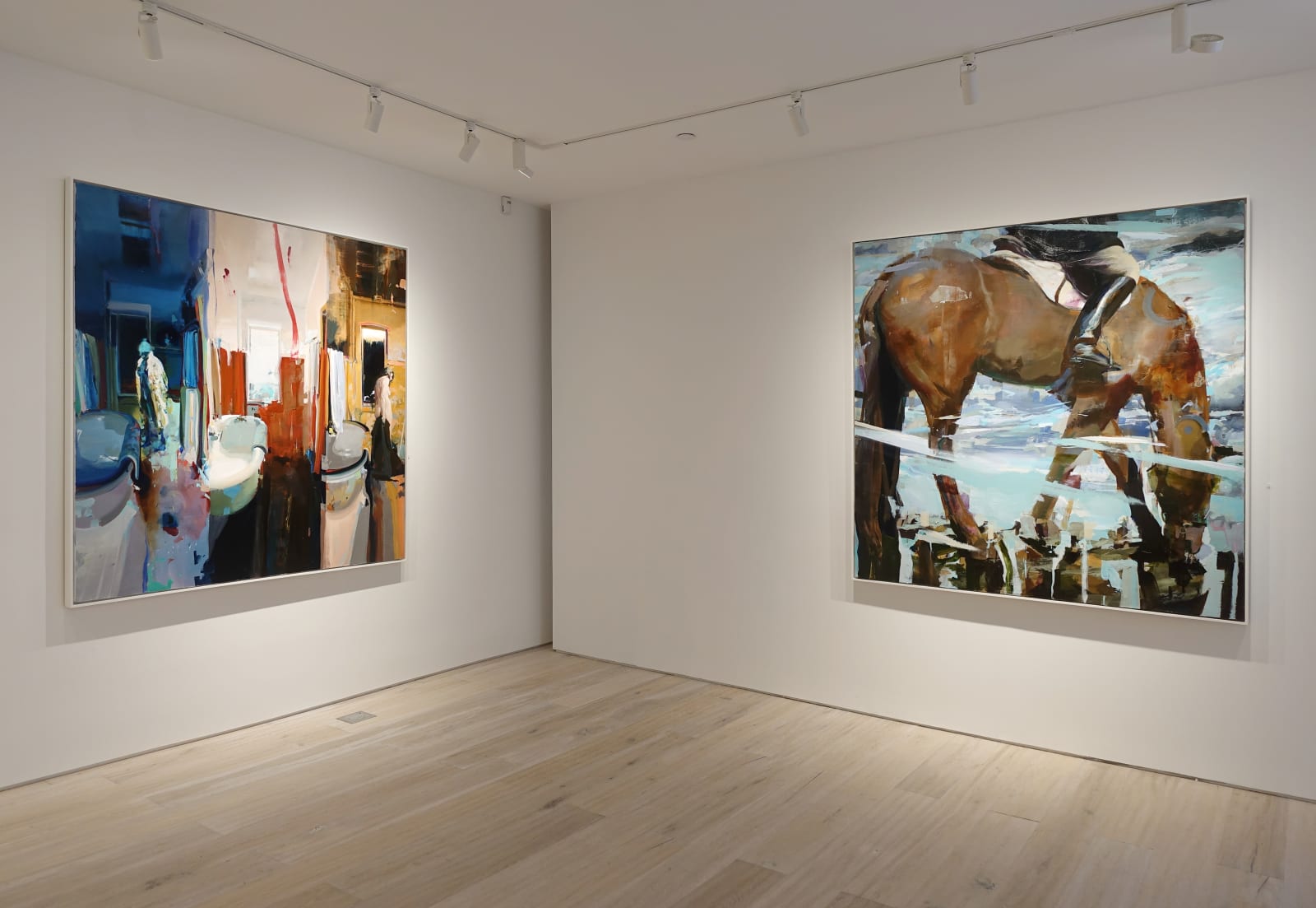 Installation view: Alex Kanevsky: Some Paintings In No Particular Style