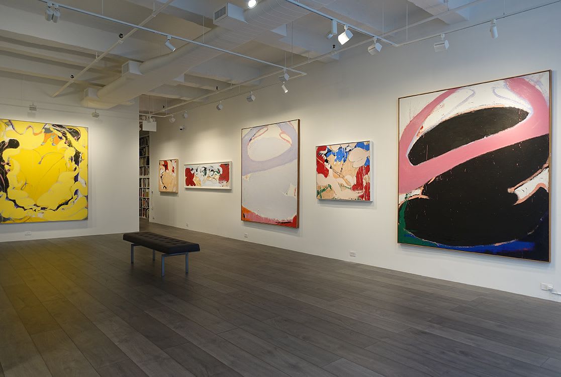 Installation view: Norman Bluhm: The '70s