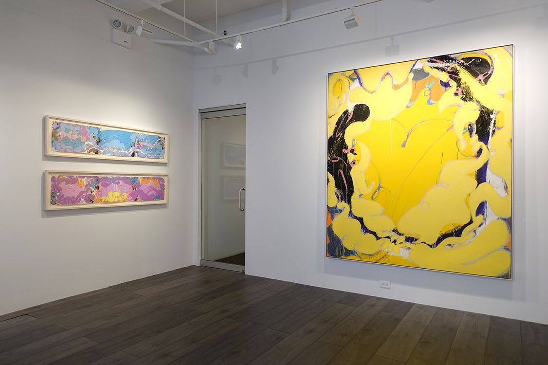 Installation view: Norman Bluhm: The '70s