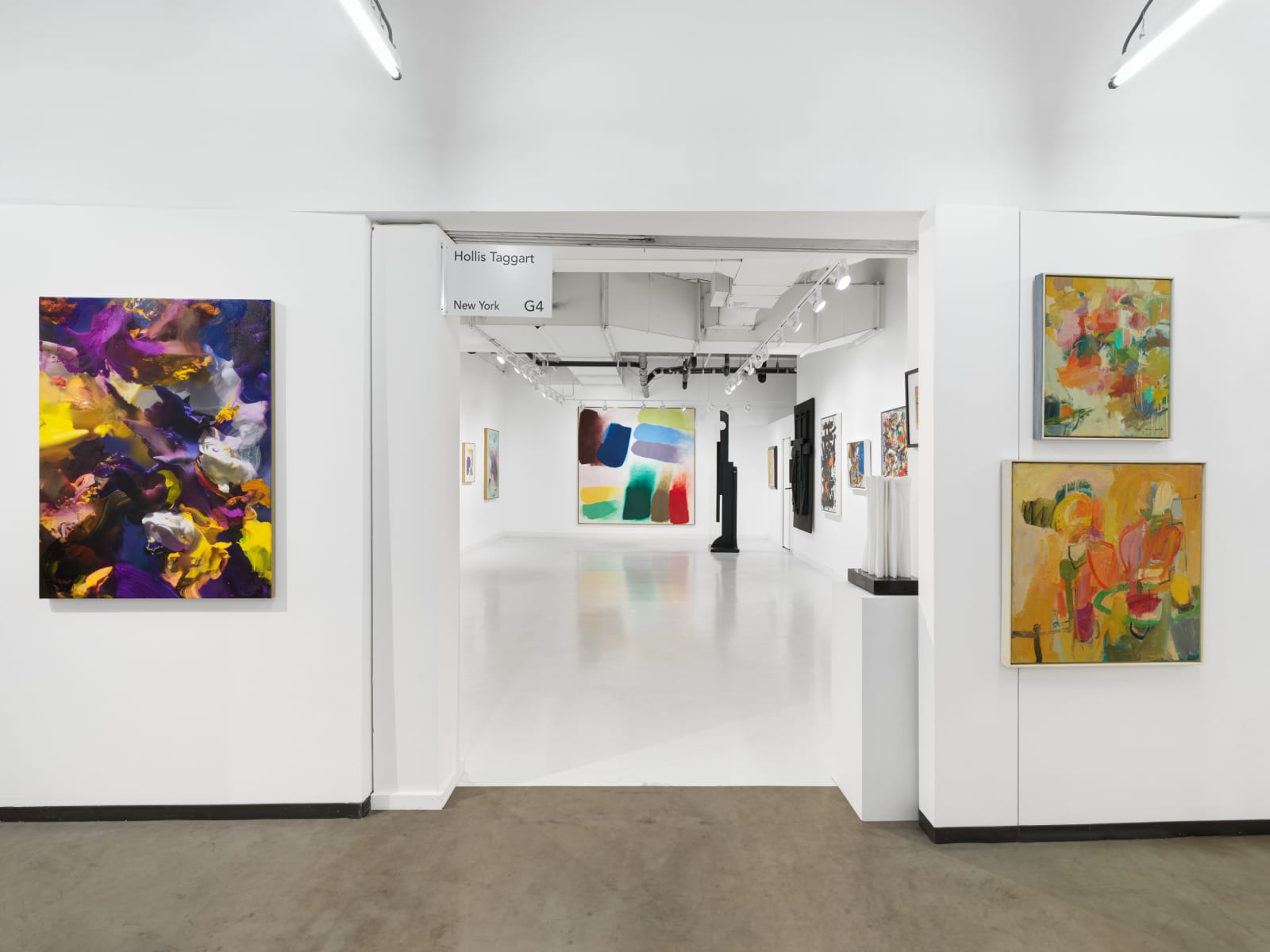 Installation view: Hollis Taggart at the Dallas Art Fair, Booth G4