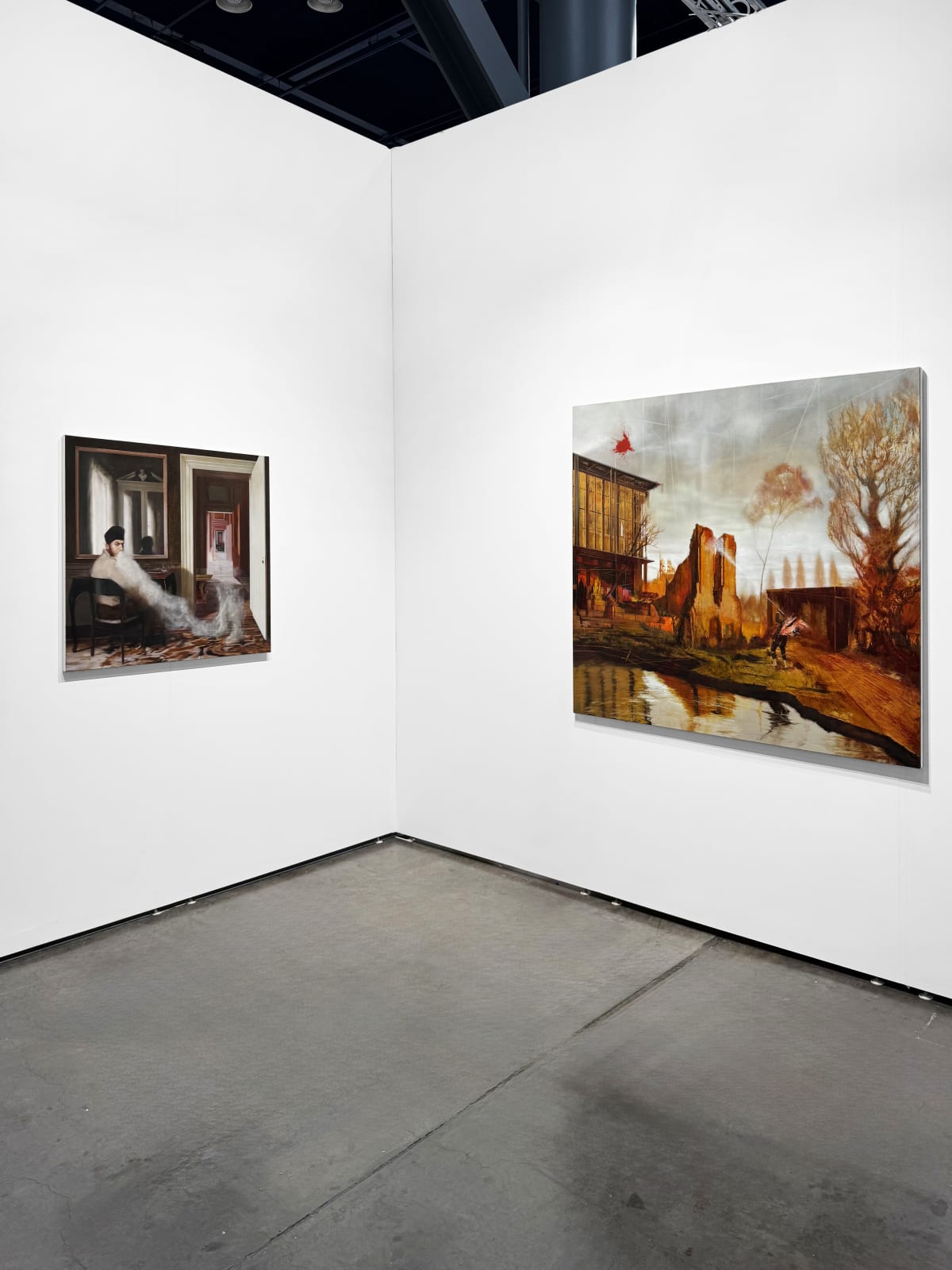 Booth installation: Tim Kent: Time Out of Time at Untitlled Art, Houston