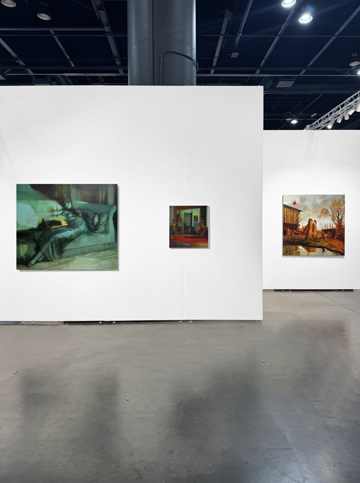 Booth installation: Tim Kent: Time Out of Time at Untitlled Art, Houston