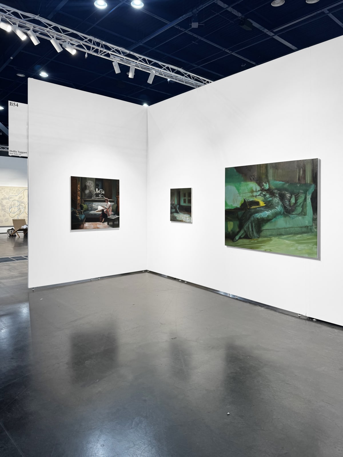 Booth installation: Tim Kent: Time Out of Time at Untitlled Art, Houston
