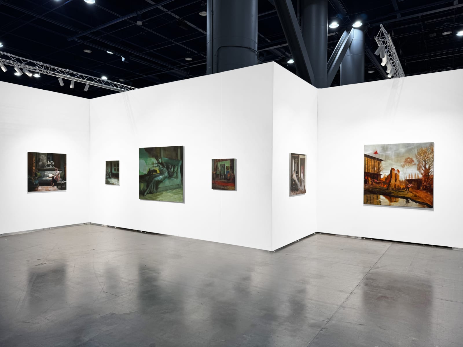 Booth installation: Tim Kent: Time Out of Time at Untitlled Art, Houston