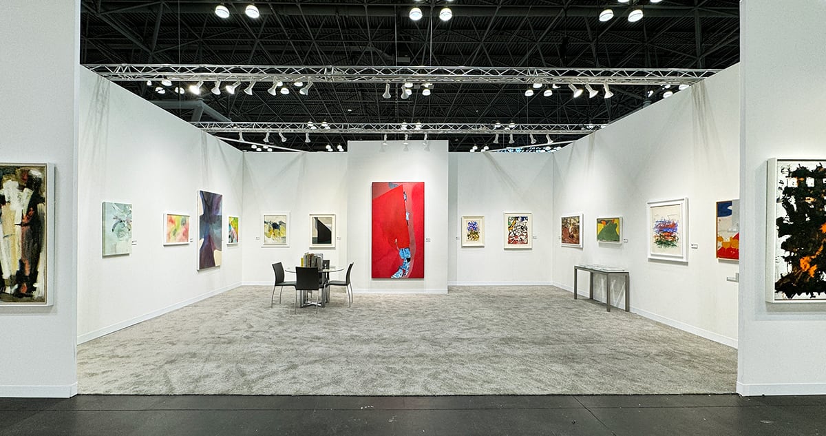 Installation view: Hollis Taggart at The Armory Show, Booth 118