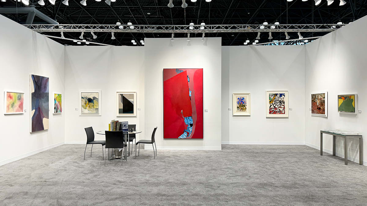 Installation view: Hollis Taggart at The Armory Show, Booth 118