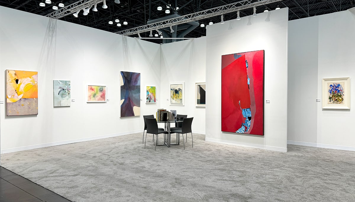 Installation view: Hollis Taggart at The Armory Show, Booth 118
