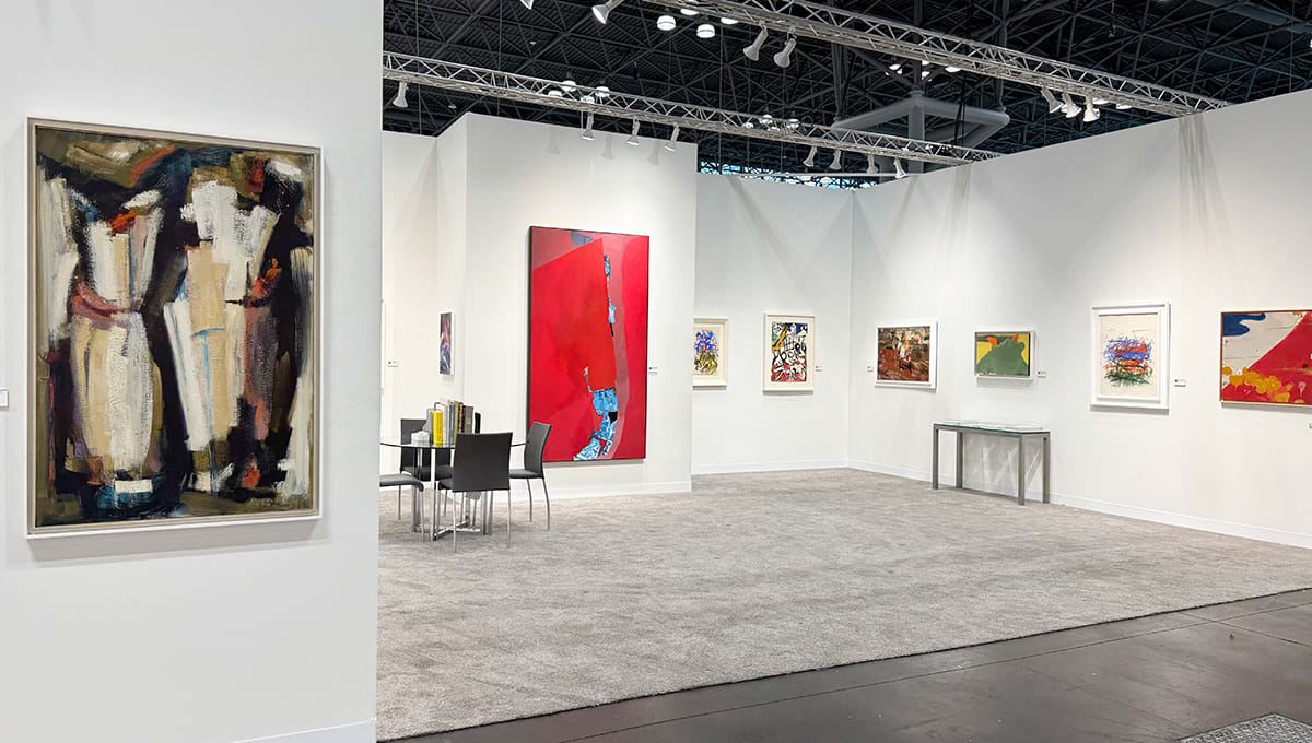 Installation view: Hollis Taggart at The Armory Show, Booth 118