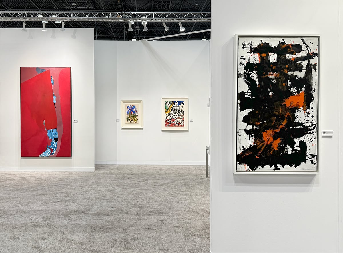 Installation view: Hollis Taggart at The Armory Show, Booth 118