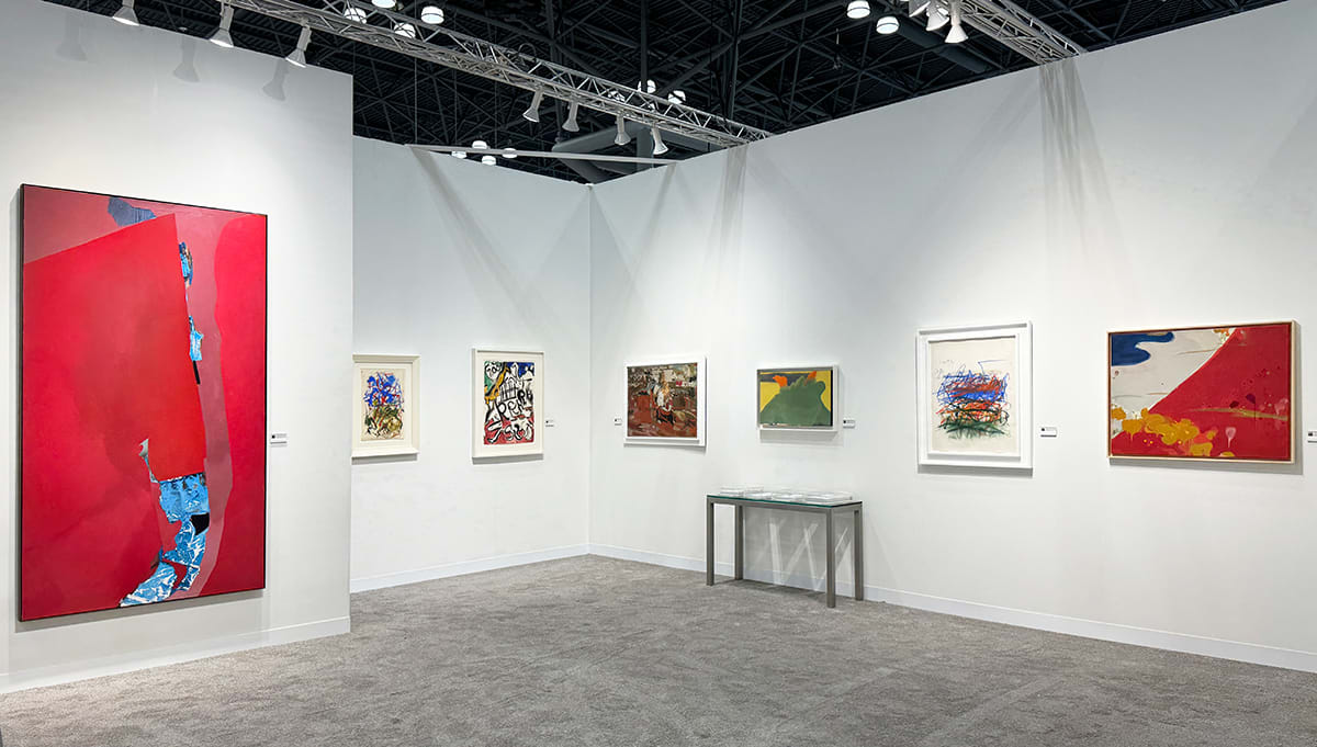 Installation view: Hollis Taggart at The Armory Show, Booth 118