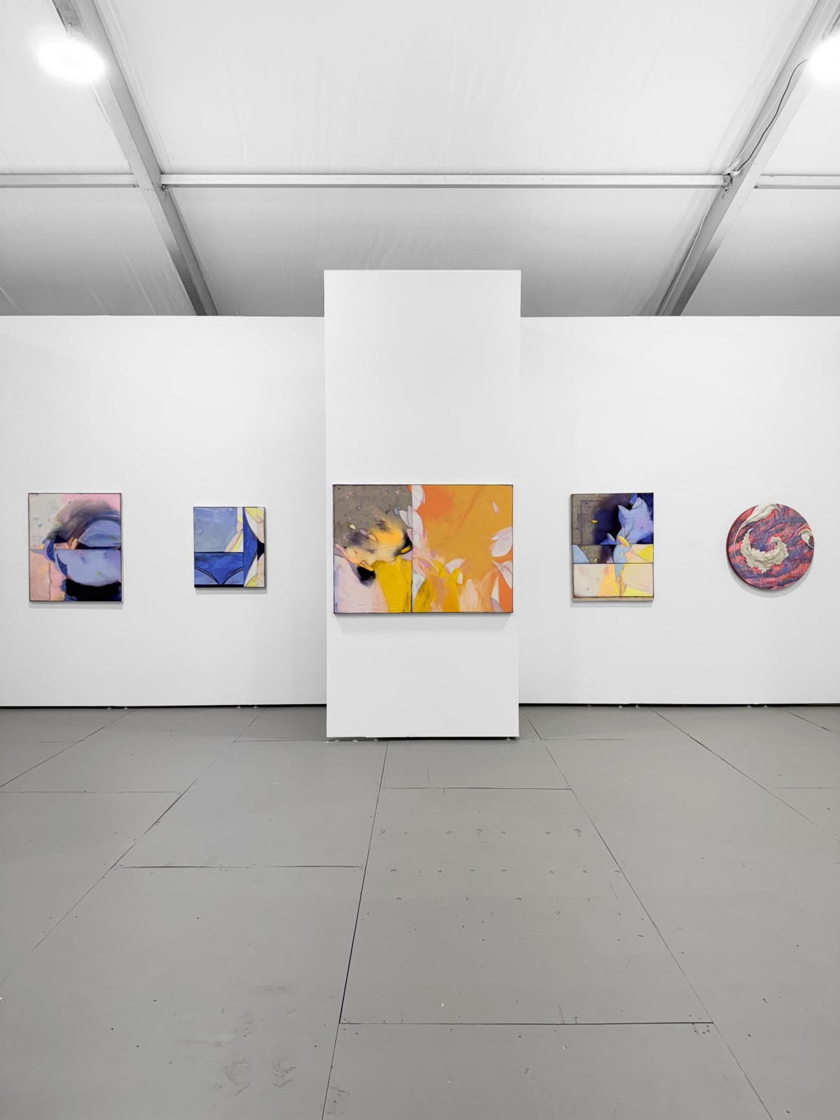 Installation view: Untitled Art, Booth A74