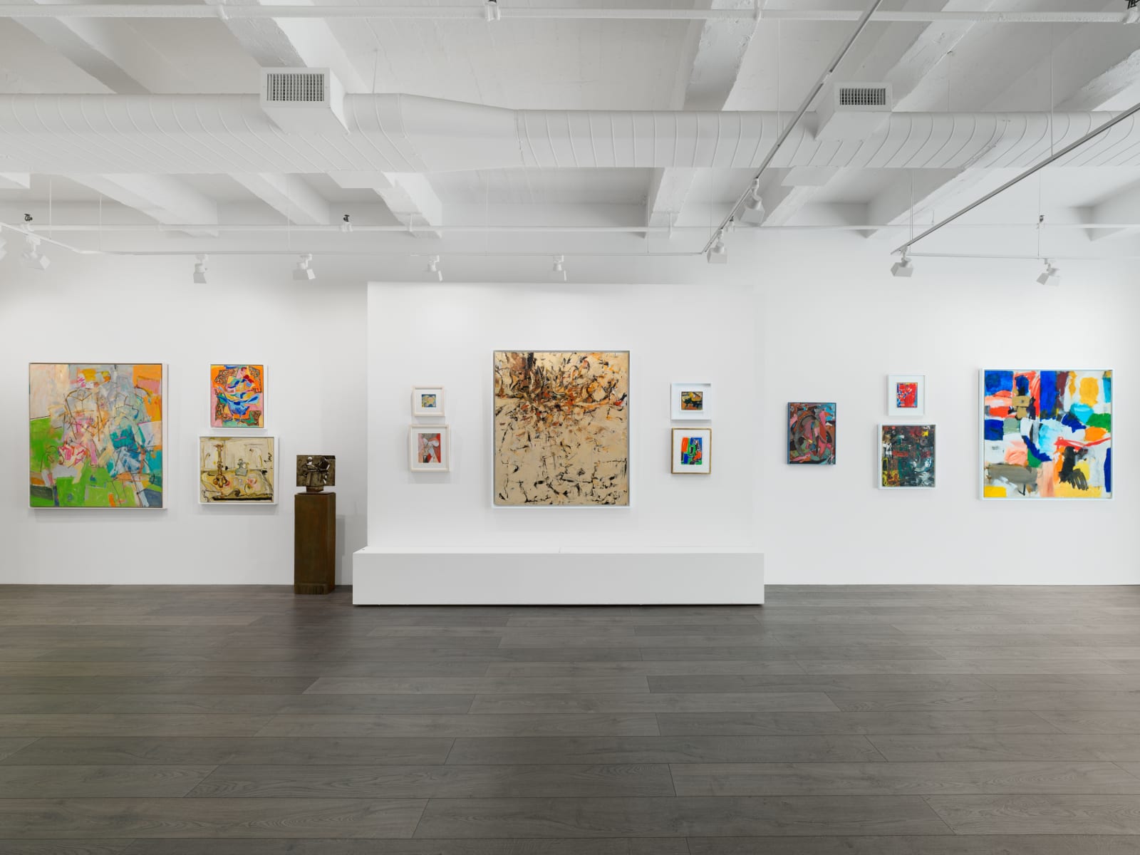 Installation view: From Provincial Status to International Prominence: American Art of the 1950s
