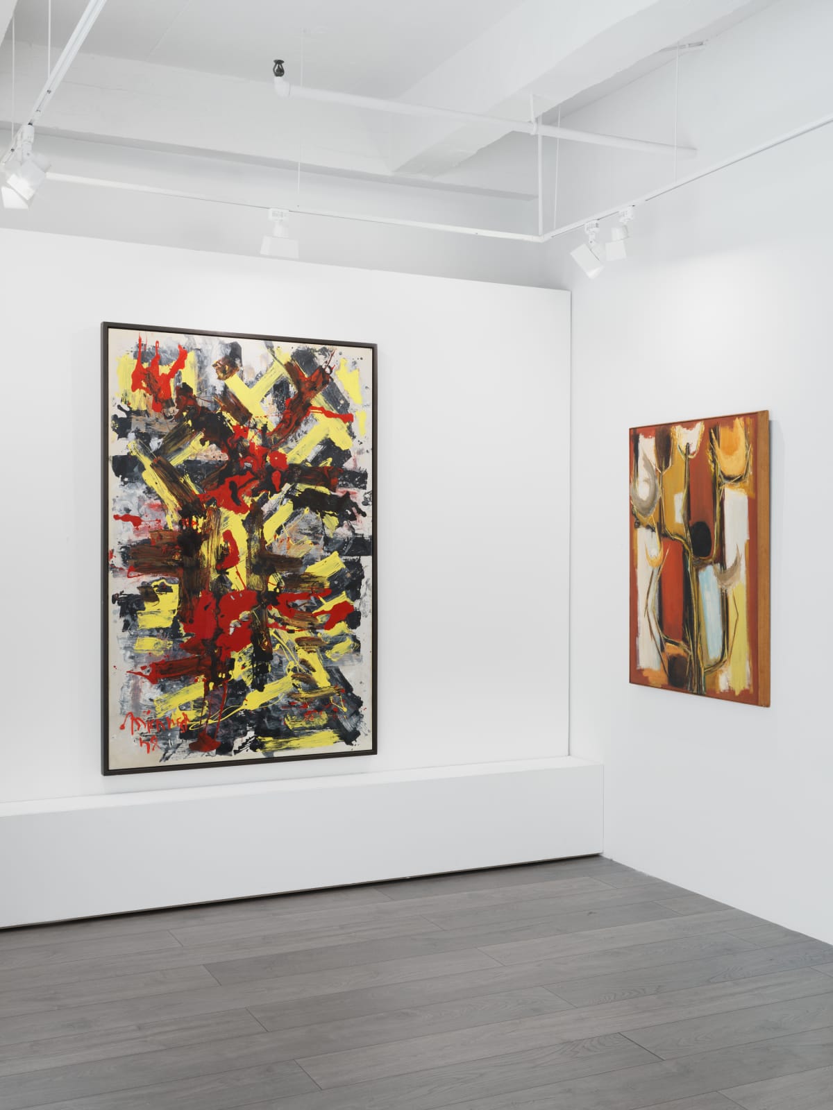 Installation view (1st Floor): Of the Past and Present: Estates and Contemporary Artists at Hollis Taggart