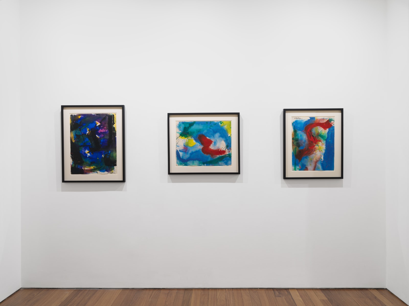 Installation view: Norman Carton: Chromatic Brilliance, Paintings from the 1940s-1960s