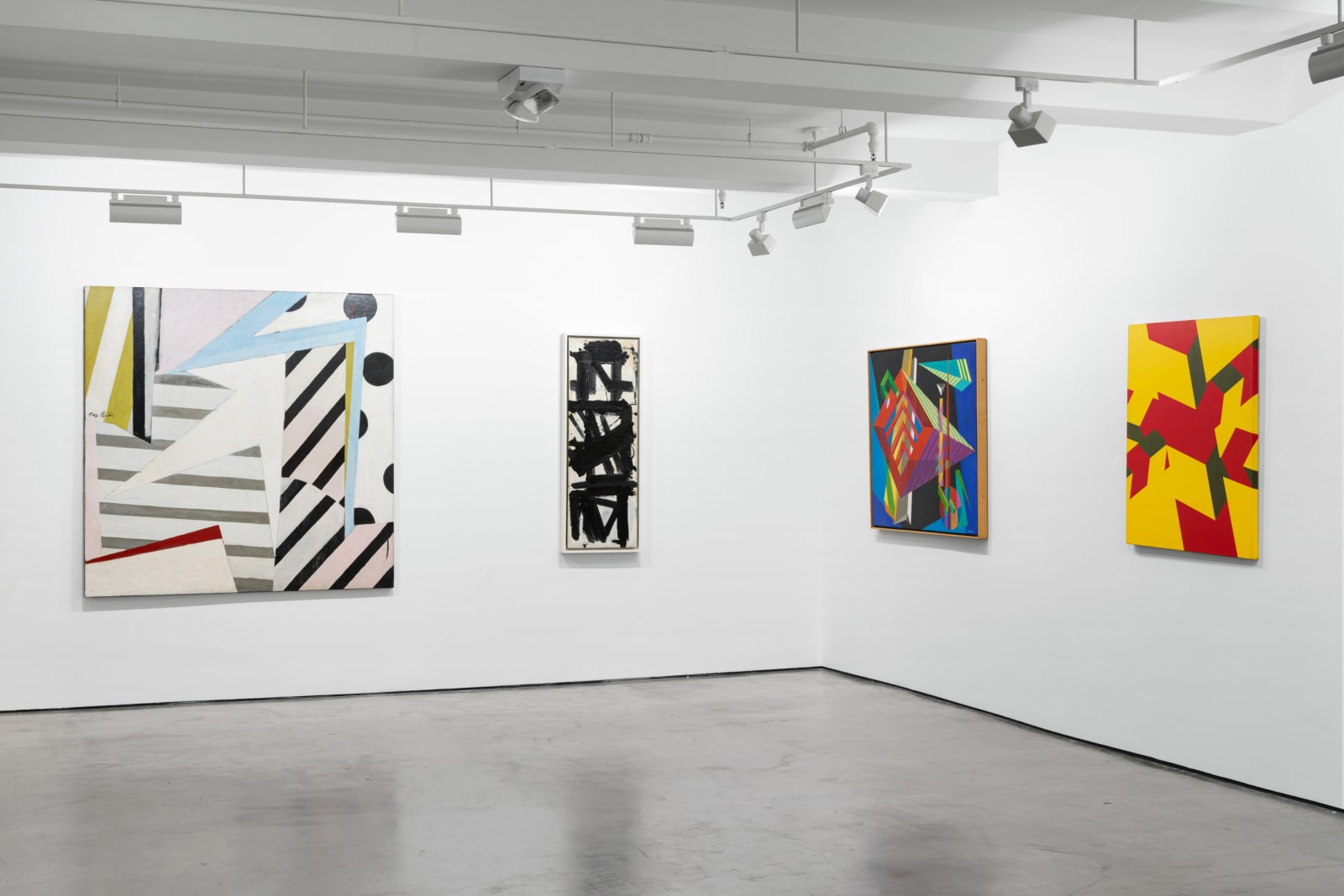 Installation view: Dynamic Rhythm: Geometric Abstraction from the 1950s to the Present