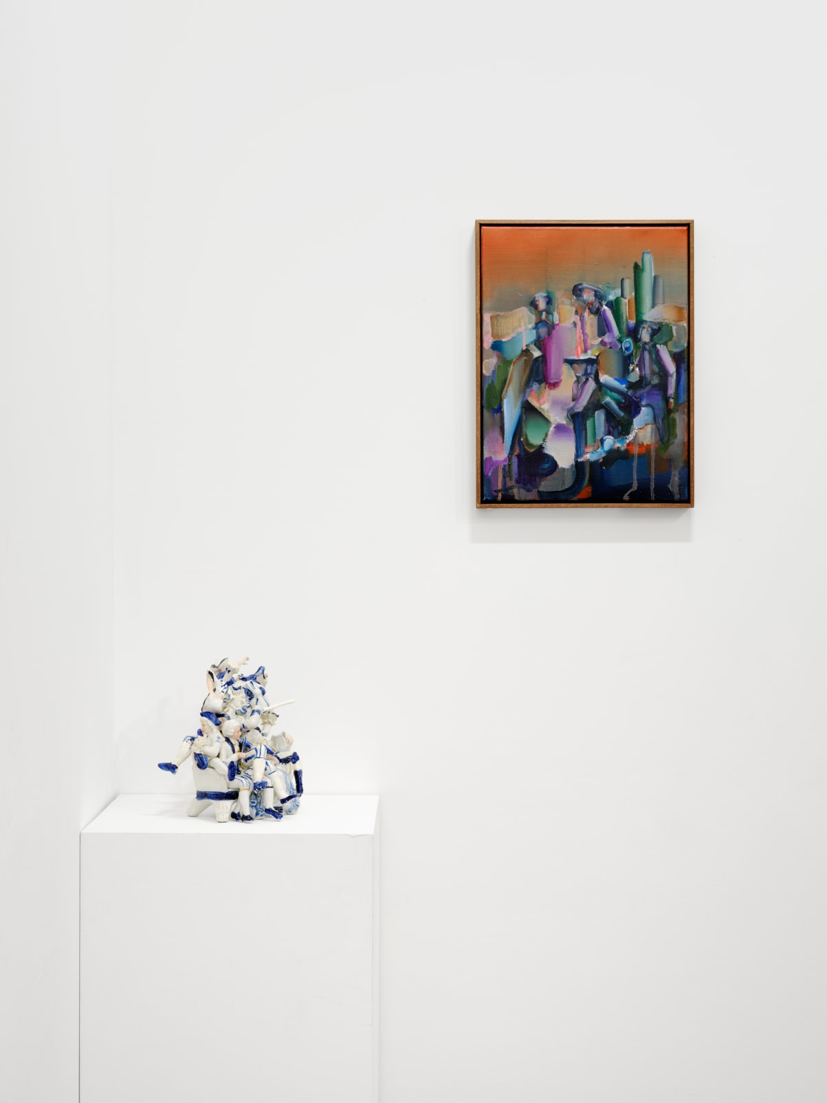 Installation view: Justine Otto: All Shades, All Hues, All Blues