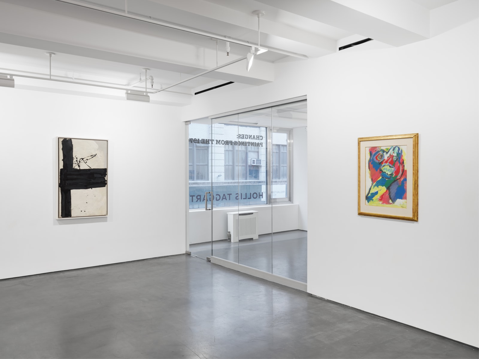 Installation view: Changes: Paintings from the 1970s