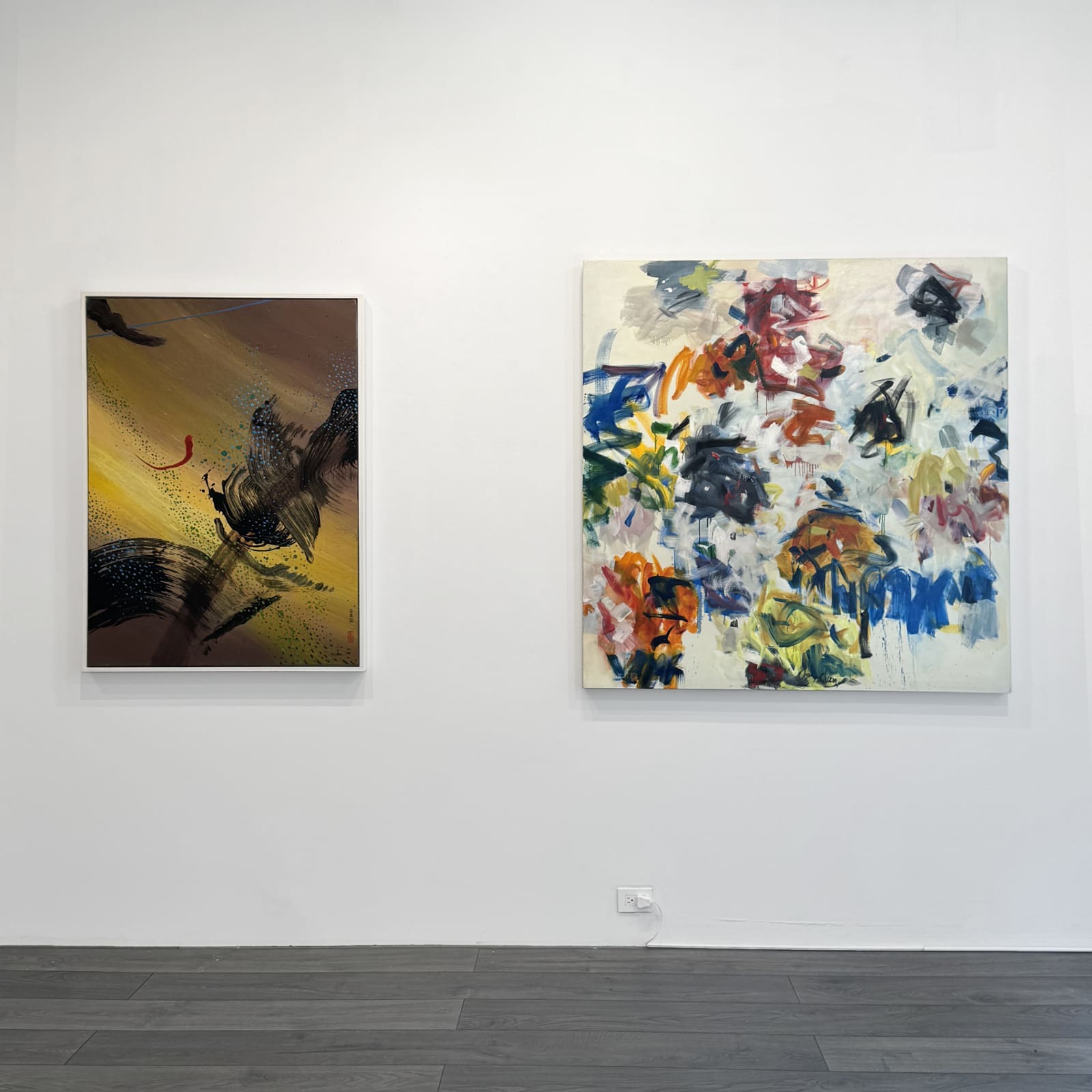 Installation view, 1st Floor: Asian-American Abstraction: Historic to Contemporary