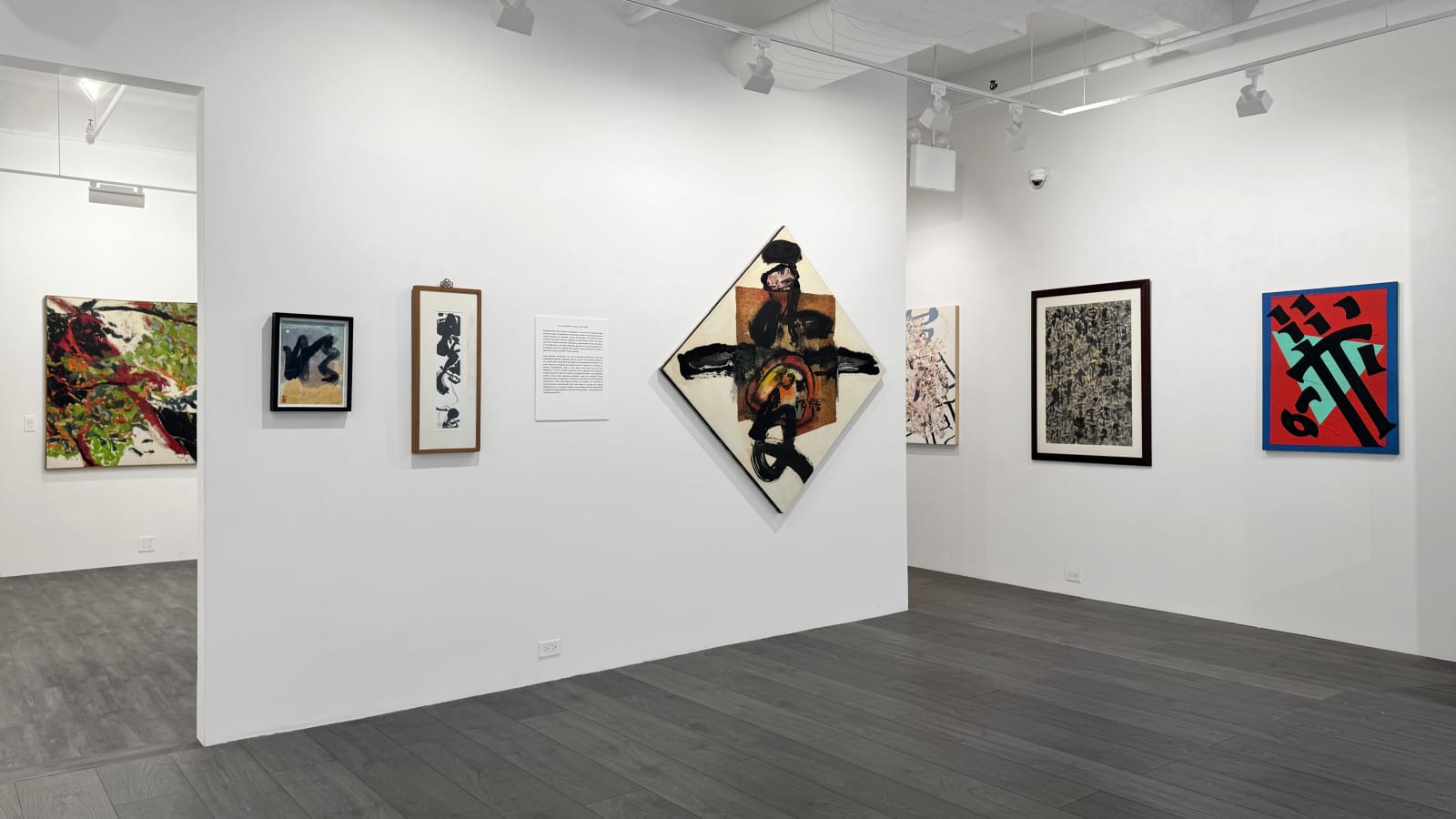 Installation view, 1st Floor: Asian-American Abstraction: Historic to Contemporary