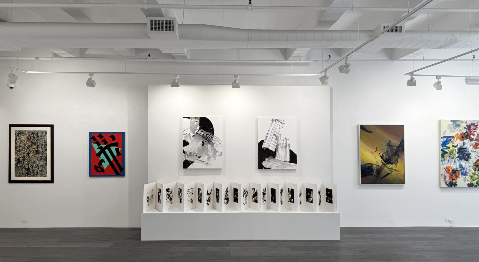 Installation view, 1st Floor: Asian-American Abstraction: Historic to Contemporary