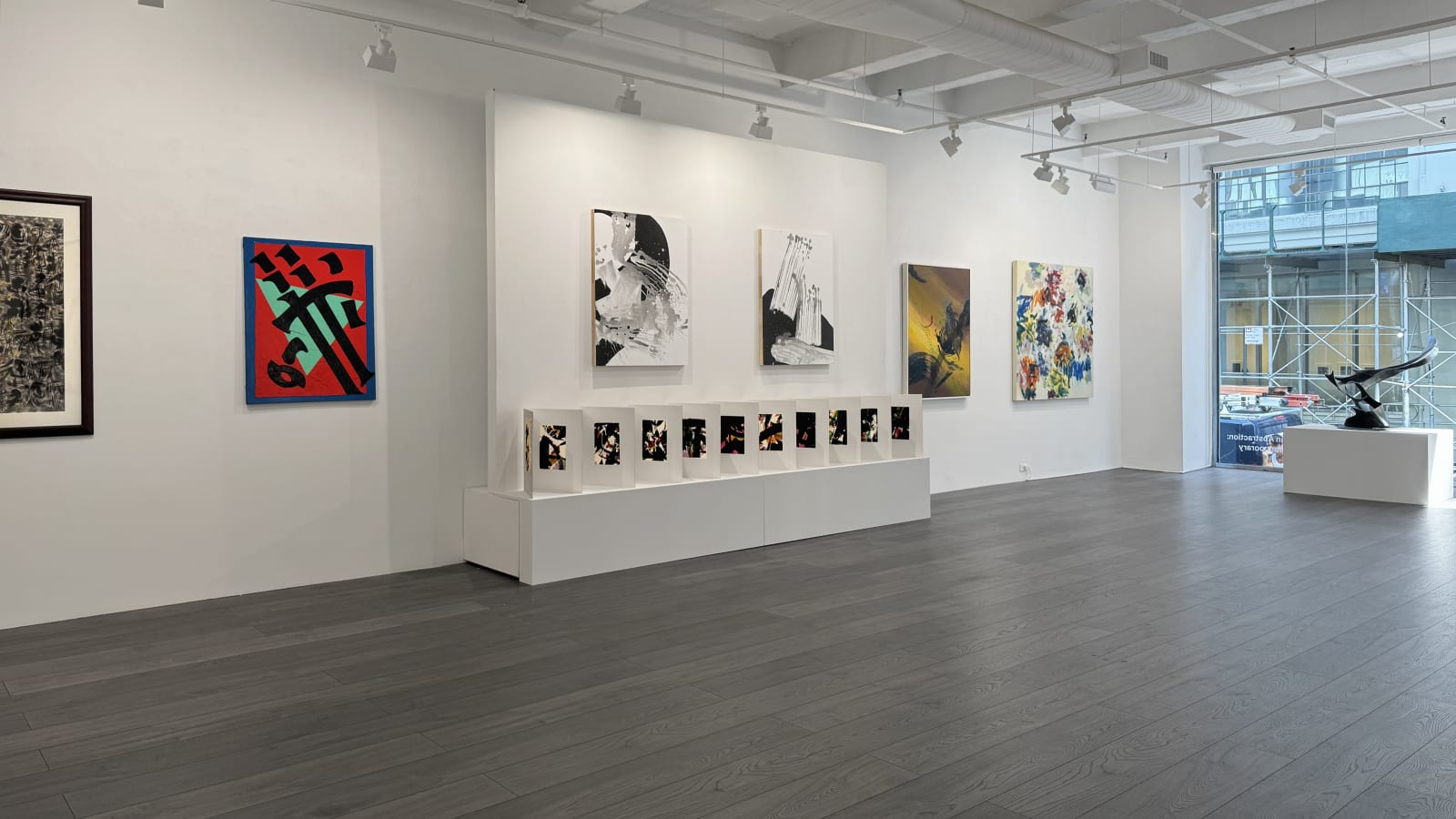 Installation view, 1st Floor: Asian-American Abstraction: Historic to Contemporary
