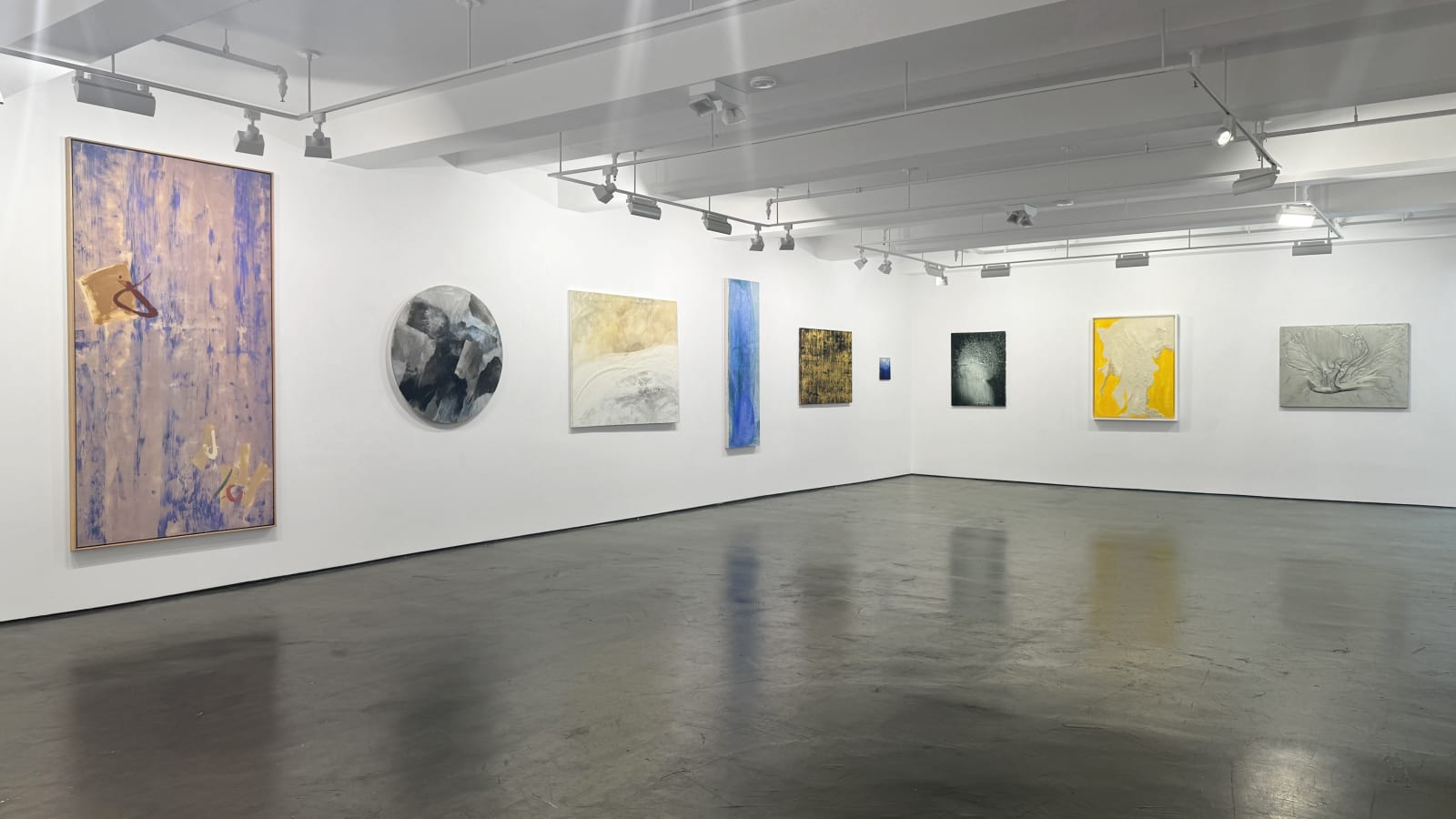 Installation view, 2nd Floor: Asian-American Abstraction: Historic to Contemporary