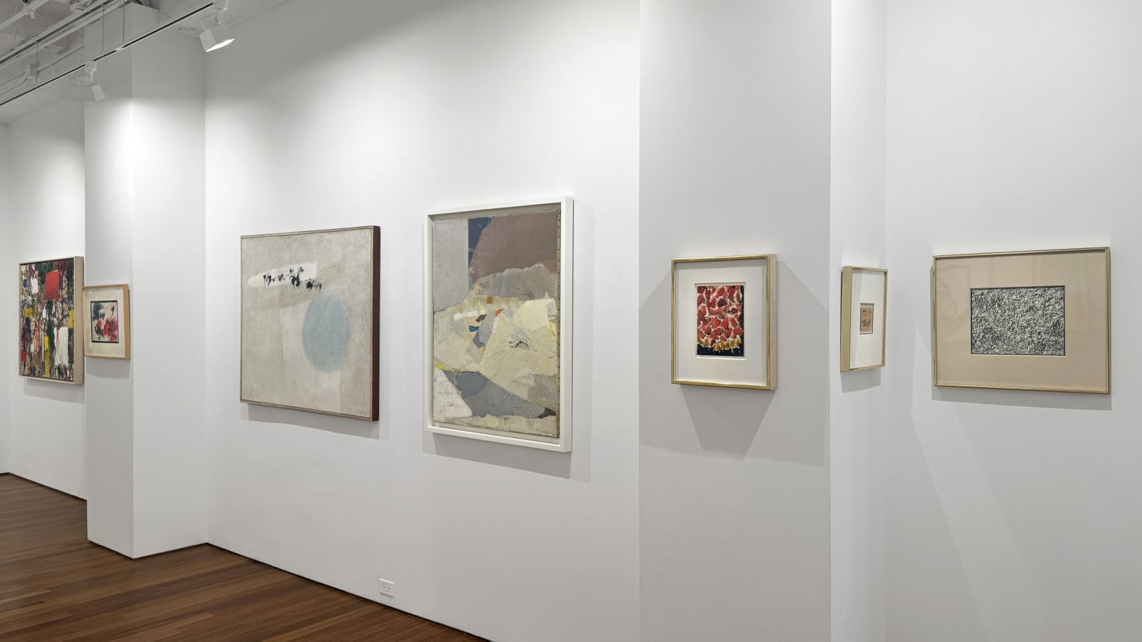 Installation view, 1st Floor Annex: Asian-American Abstraction: Historic to Contemporary