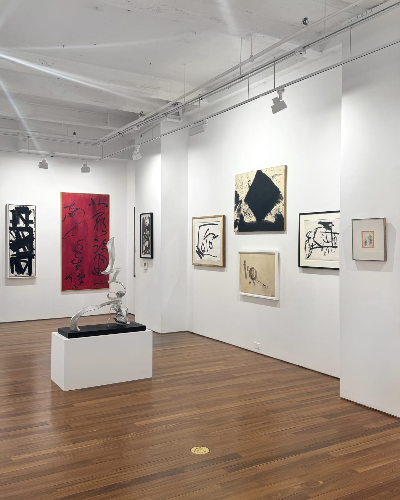 Installation view, 1st Floor Annex: Asian-American Abstraction: Historic to Contemporary