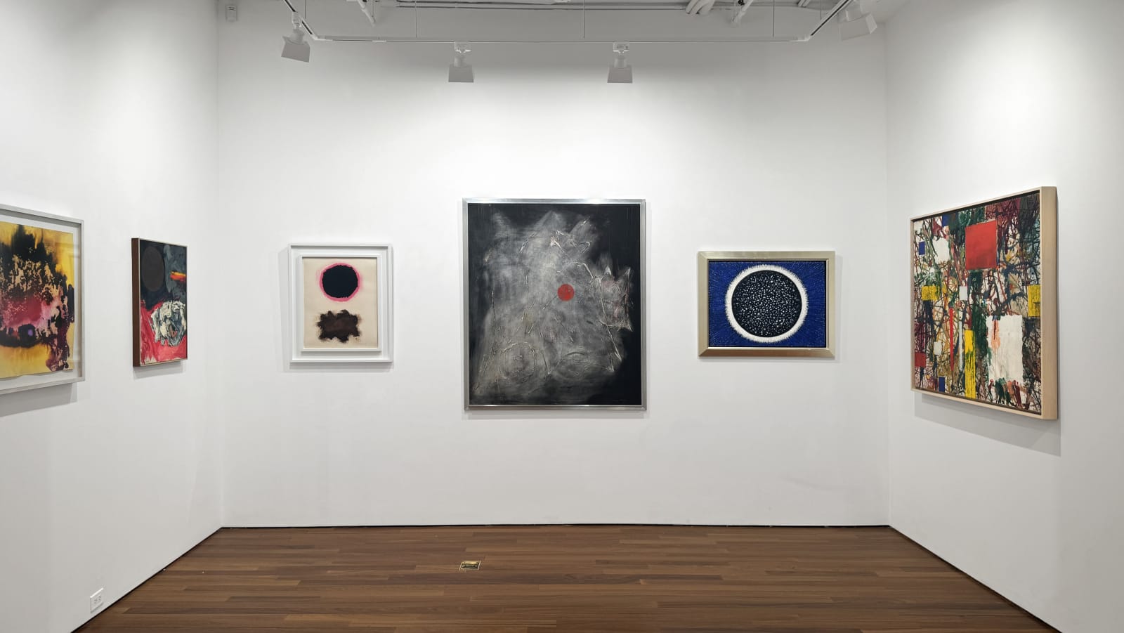 Installation view, 1st Floor Annex: Asian-American Abstraction: Historic to Contemporary