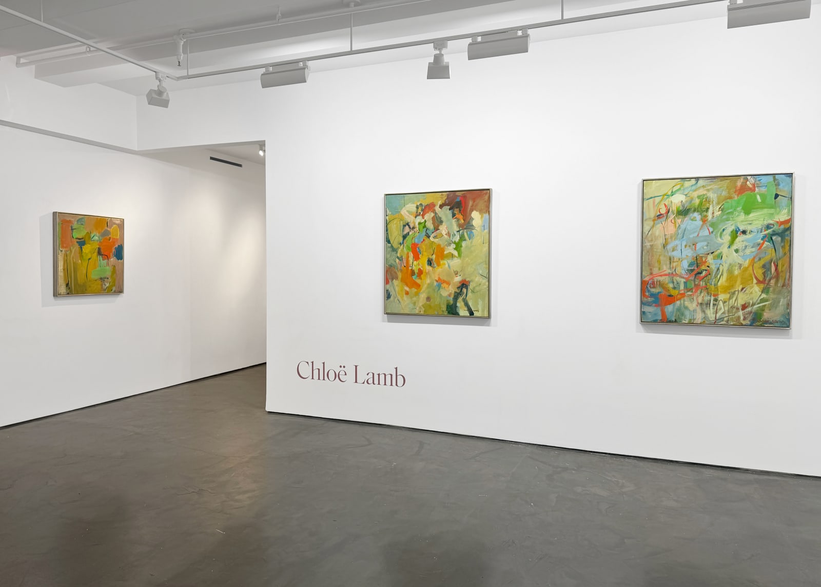 Installation view: Chloë Lamb: Appetite for Color