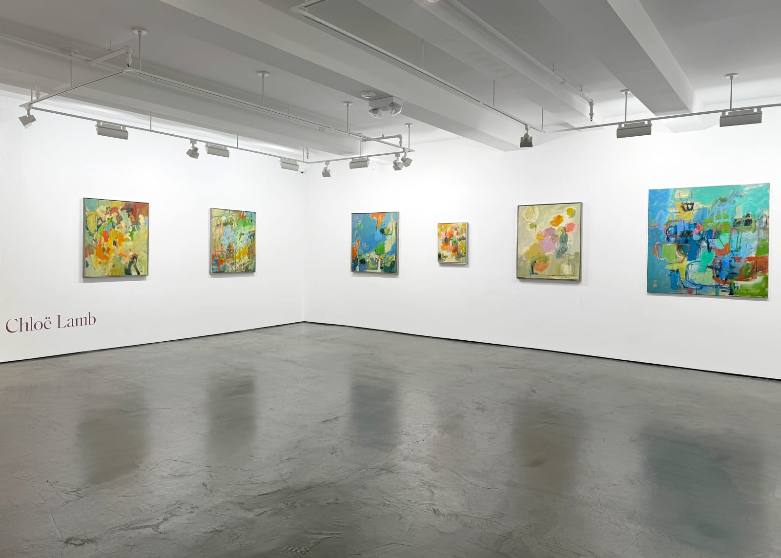 Installation view: Chloë Lamb: Appetite for Color