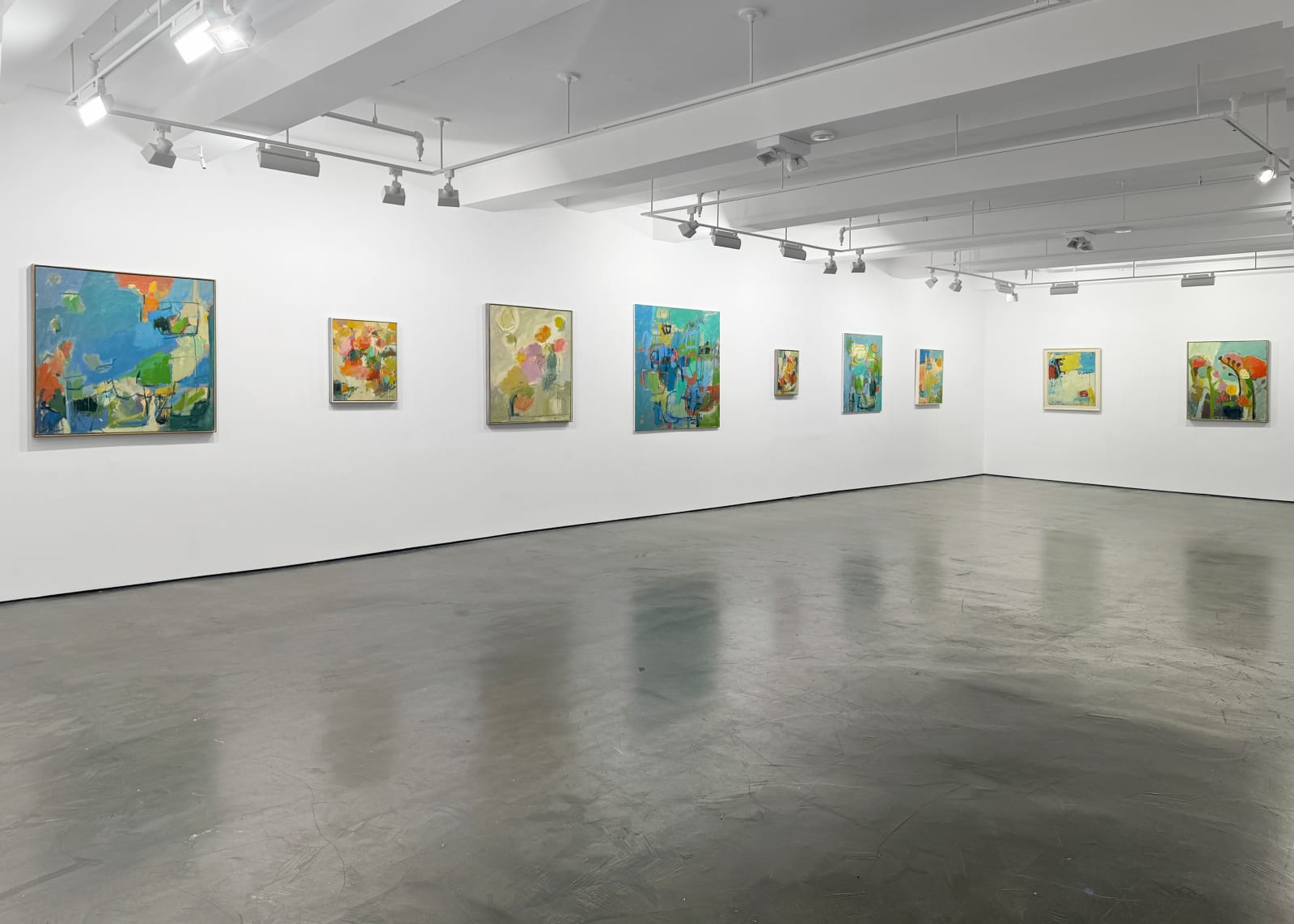 Installation view: Chloë Lamb: Appetite for Color