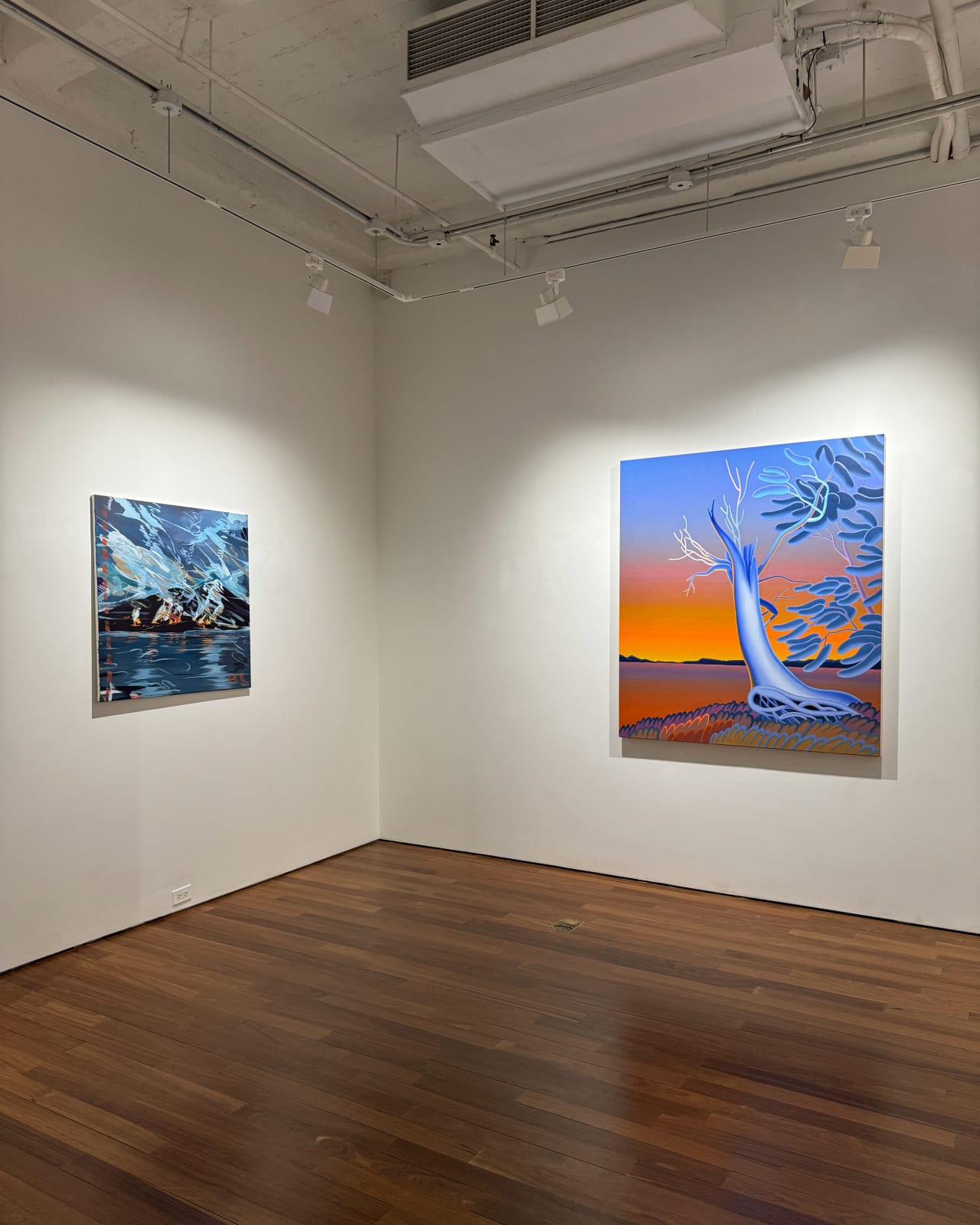 Installation view: the world is big and i want to have a good look at it before it gets dark