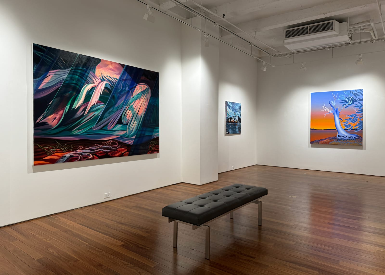 Installation view: the world is big and i want to have a good look at it before it gets dark