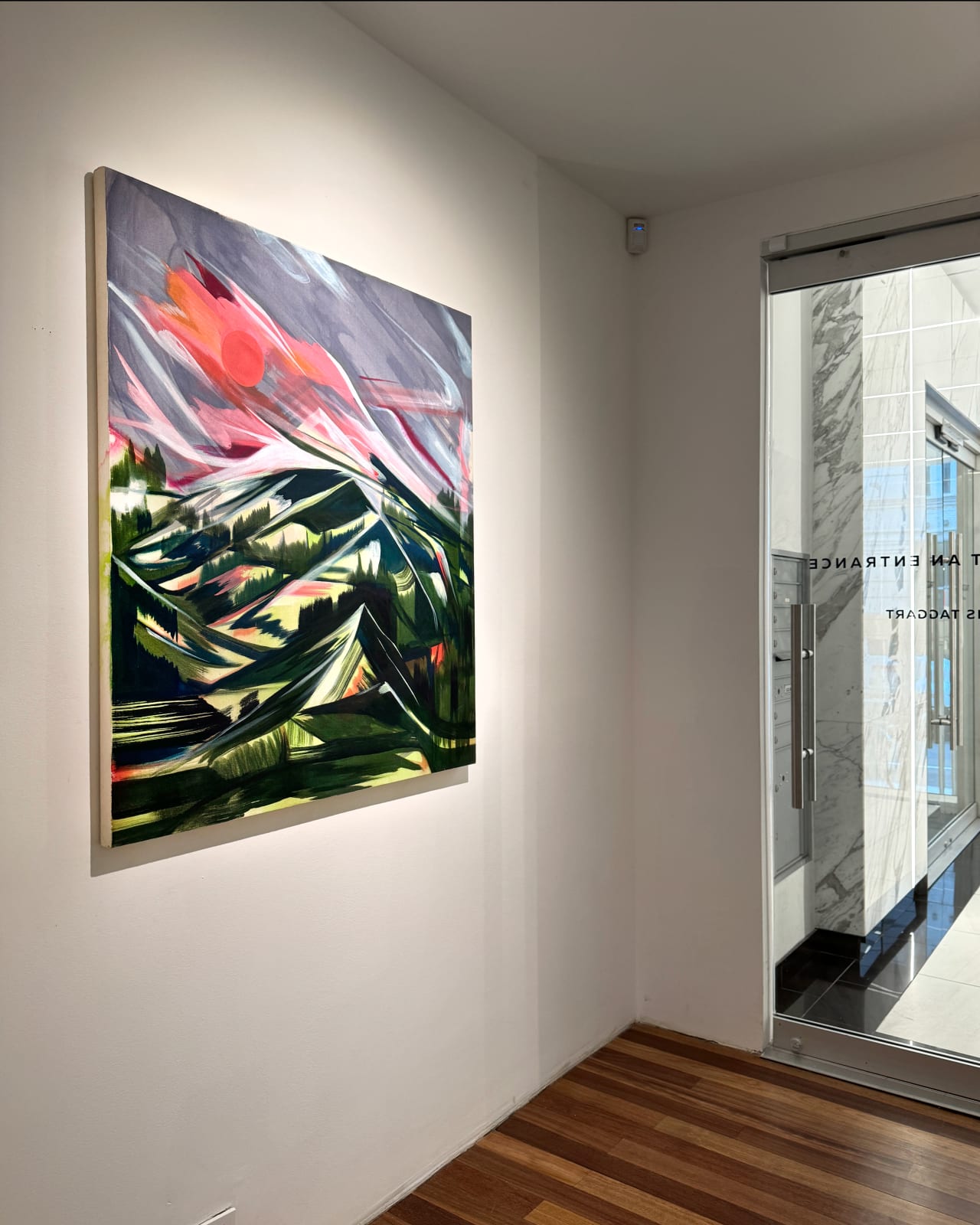 Installation view: the world is big and i want to have a good look at it before it gets dark